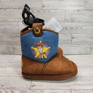 Disney Pixar TOY STORY WOODY Girls/Boys Cowboy Boot Slippers Nonslip Size 9-10